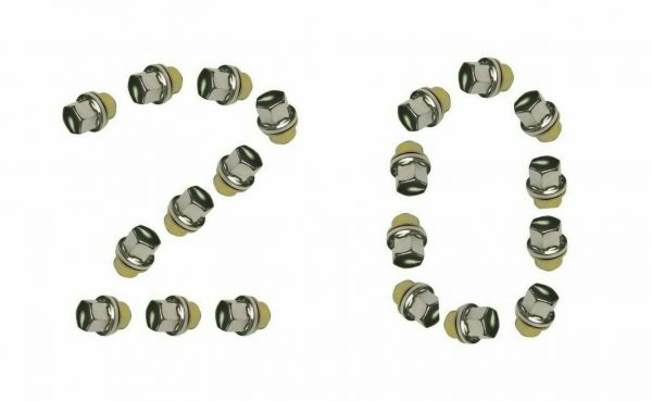 DEFENDER / DISCOVERY1 / RANGE ROVER CLASSIC  ALLOY WHEEL NUTS (X20)  RRD500560