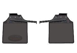 LAND ROVER DEFENDER 110 NEW REAR MUDFLAP KIT & BRACKETS X2 - LR055330 LR055334