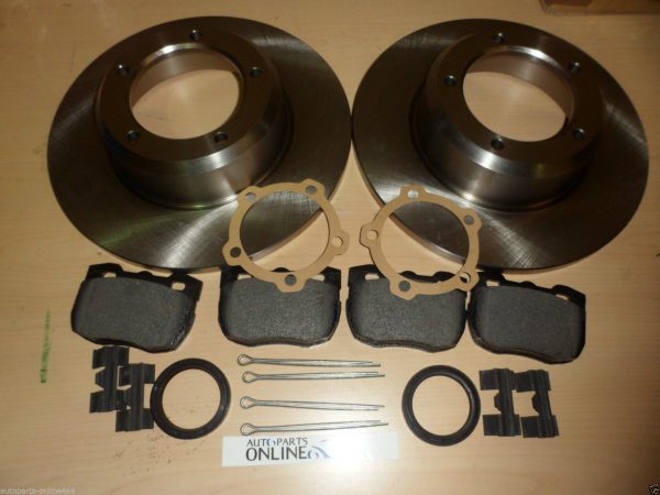 LAND ROVER DEFENDER 110/130 1994>16 FRONT & REAR BRAKE DISCS & PAD KIT