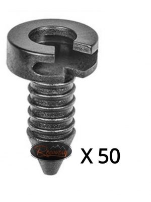LAND ROVER DEFENDER 90 110 130 - DOOR PANEL TRIM CARD FASTENERS X 50 - MXC1800