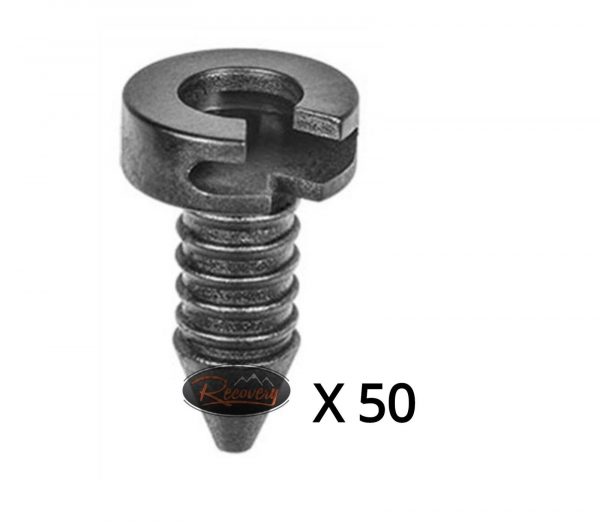 LAND ROVER DEFENDER 90 110 130 - DOOR PANEL TRIM CARD FASTENERS X 50 - MXC1800