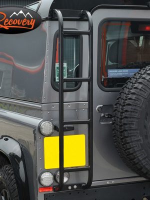 LAND ROVER DEFENDER 90 & 110 NEW REAR ALUMINIUM ACCESS LADDER BLACK - DA3073B