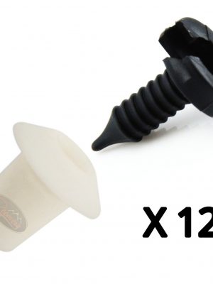 LAND ROVER DISCOVERY 2 - FULL INTERIOR DOOR CARD PANEL TRIM CLIP SET(12+12) DCK0
