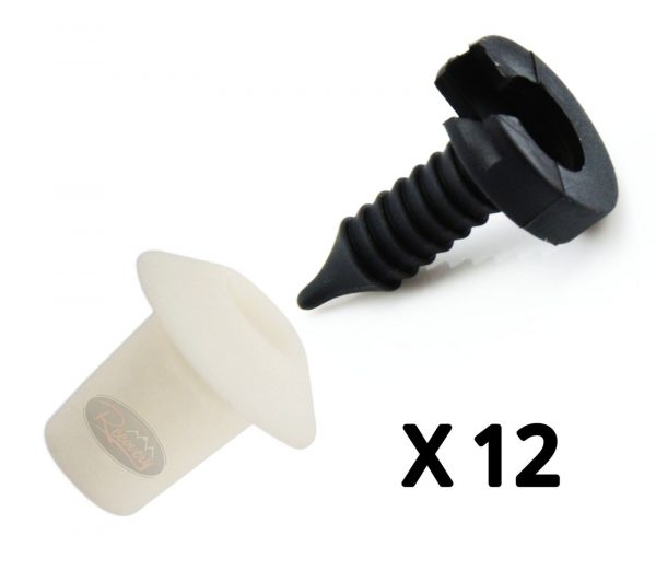 LAND ROVER DISCOVERY 2 - FULL INTERIOR DOOR CARD PANEL TRIM CLIP SET(12+12) DCK0