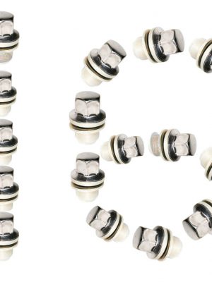 LAND ROVER DISCOVERY 3/4 - FULL STAINLESS ALLOY WHEEL NUT SET (X16) - RRD500510