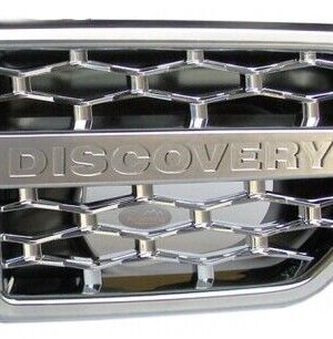 LR Discovery 4 Supercharged Look Chrome 3D Mesh Side Vents (2) RE9021