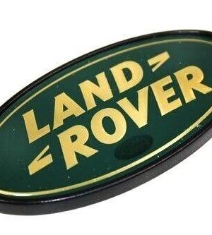 Land Rover Defender 90/110 - Green & Gold Front Clip Grill Badge Logo - MXC6402