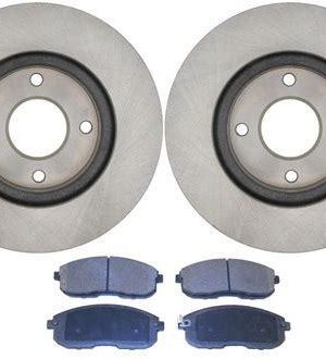 Land Rover Freelander 1 1996-06  Front Brake Discs MINTEX Brake Pad Set
