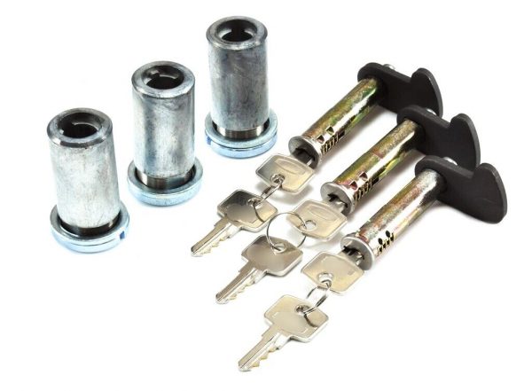 Land Rover Series 2, 3 Door Lock & Key 3 Barrel Set – 320609x3