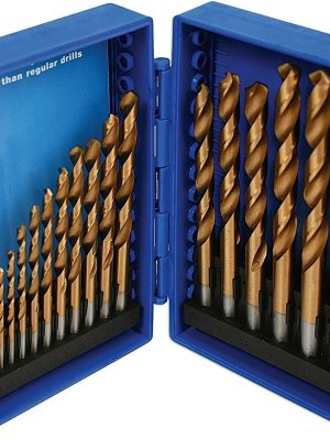 Laser Tools - Titanium Coated Drill Set 19pc - 4004
