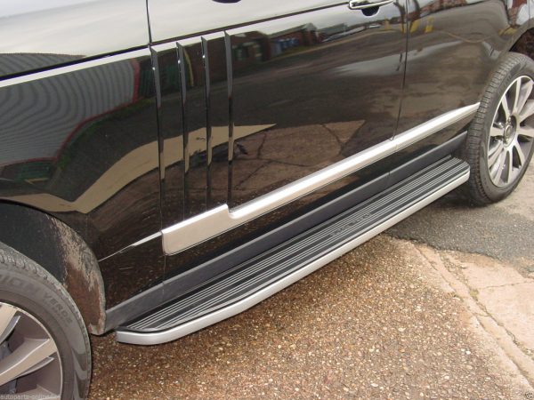 RANGE ROVER L405 2013 ONWARDS SIDE STEPS WITH ALUMINIUM TRIM (PAIR) UK MADE