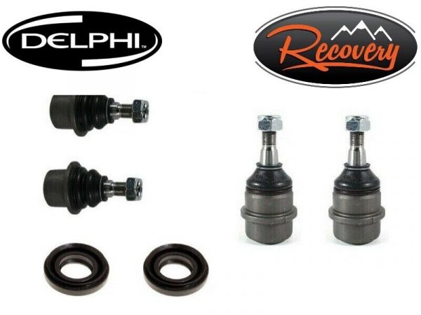 RANGE ROVER P38 UPPER & LOWER STEERING KNUCKLE BALL JOINTS (4) DELPHI BRAND