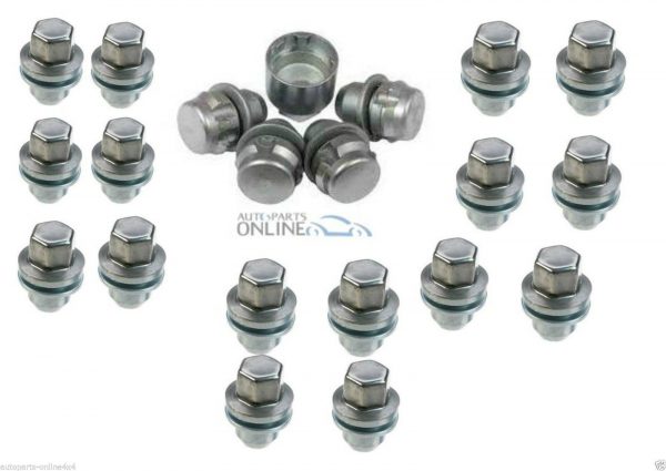 RANGE ROVER SPORT MK1- STAINLESS ALLOY WHEEL NUT & LOCKING NUT KIT (X16) BSB