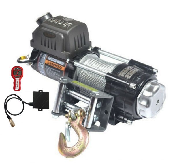 WARRIOR C2500 12v Winch INC Wireless Remote - FOR ATV/UTV