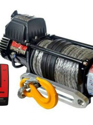 WARRIOR SPARTAN 12000LB 12V WINCH INC SYNTHETIC  ROPE & WIRELESS REMOTE