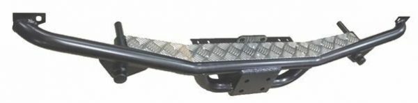 Defender 90/110 -NAS Style Tow Bar and Step Assembly Silver -LRB825S