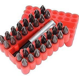 Genuine Laser Tools - Bit Set - 33pc Chrome Vanadium - 2969