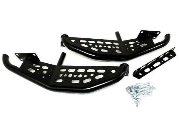 LAND ROVER DEFENDER 1983>16 - TERRAFIRMA SKELETON REAR BUMPER STEPS - Image 3