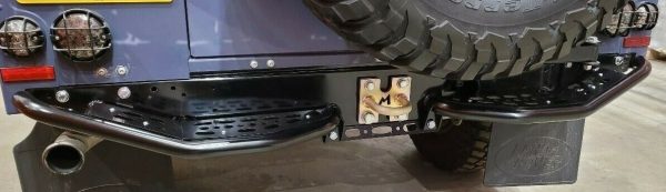 LAND ROVER DEFENDER 1983>16 - TERRAFIRMA SKELETON REAR BUMPER STEPS