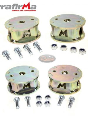 LAND ROVER DEFENDER - 2 INCH " LIFT BLOCKS FRONT+REAR TERRAFIRMA TF516 TF517