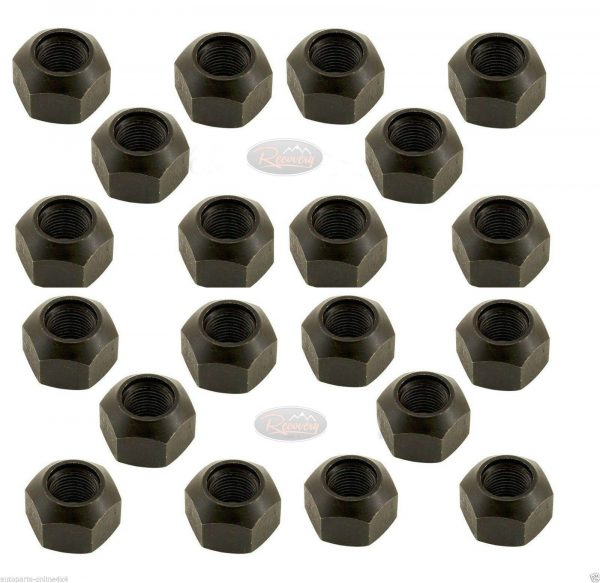 LAND ROVER DEFENDER 90/110/130 & DISCOVERY 1 - STEEL WHEEL NUTS PACK OF 20