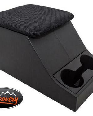 LR DEFENDER 90/110 CUBBY BOX CENTRE CONSOLE BLACK MESH & CUP HOLDER - DA2035M