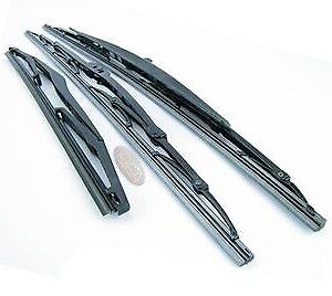 Land Rover Discovery 2 TD5 1998 > 2004 Front & Rear Windscreen Wiper Blade Set