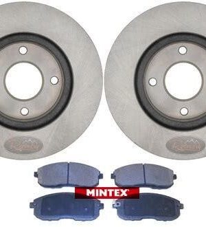 Land Rover Freelander 2 TD4  Front Brake Discs + MINTEX Brake Pad Kit  BDR011F