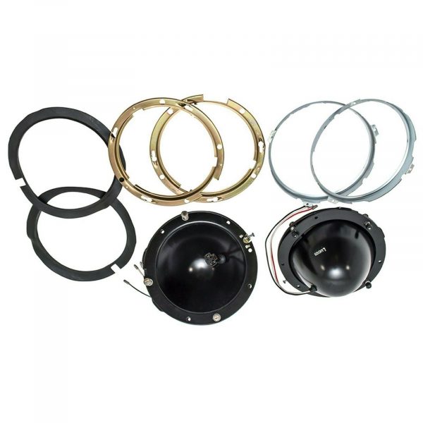 Land Rover Series 1 / 2 / 3  Defender R R Classic - Steel Headlamp Bowl Kit