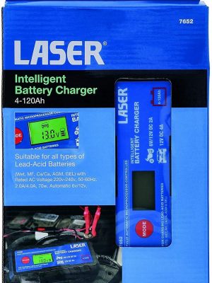 Laser - Intelligent Battery Charger 4 - 120Ah - 7652