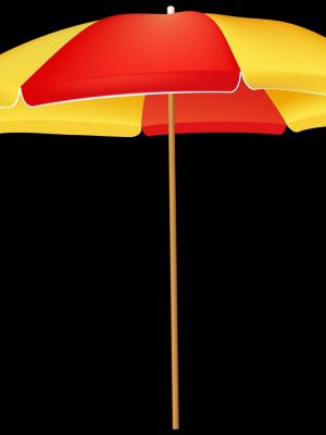 Leisure 1.8m  POLYESTER Beach Umbrella REDWOOD BRAND BB-UB113