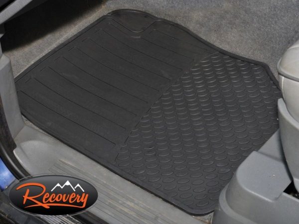 RANGE ROVER P38 - Heavy Duty Black Rubber Front Footwell Over Mats - DA4430