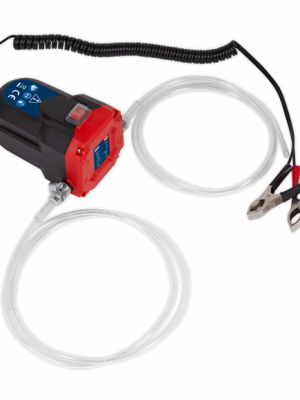 Sealey Engine Oil & Diesel Transfer Pump 12V Battery Portable Size