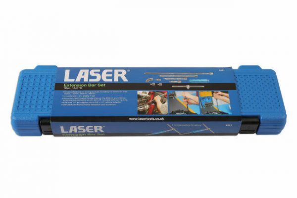 Socket Extension Bar Set 10pc 3/8" drive Laser Tools Brand 6081 - Image 3