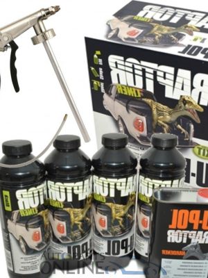 UPOL Raptor Ultra Tough Urethane Truck Bed Liner Coating & JetTool- DA6382/6