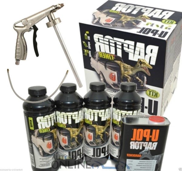 UPOL Raptor Ultra Tough Urethane Truck Bed Liner Coating & JetTool- DA6382/6