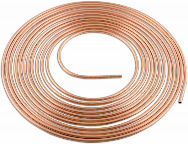 3/16” C106 Copper Pipe Piping Roll 25 Foot 22 Gauge CONNECT BRAND31135