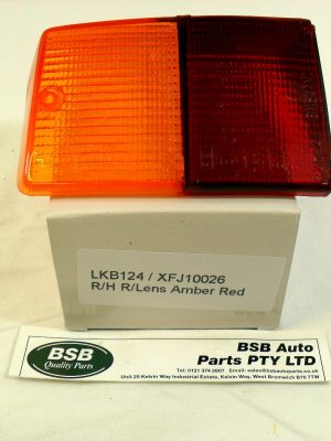 BRITISH MINI MK 3 L940 - R/H AMBER / RED REAR LIGHT - LKB124