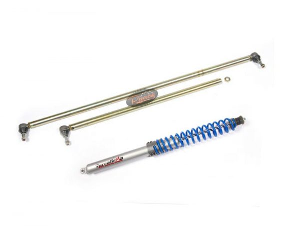 DEFENDER  HEAVY DUTY STEERING BARS + RTC DAMPER KIT TERRAFIRMA