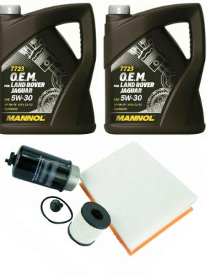 LAND ROVER DEFENDER 2.2 2.4 TDCi TD4 PUMA DIESEL ENGINE SERVICE FILTER KIT + OIL