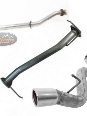 LAND ROVER DEFENDER 90 TD5 STRAIGHT THROUGH EXHAUST SYSTEM STAINLESS BIG BORE