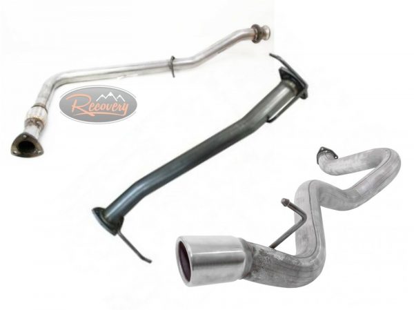 LAND ROVER DEFENDER 90 TD5 STRAIGHT THROUGH EXHAUST SYSTEM STAINLESS BIG BORE