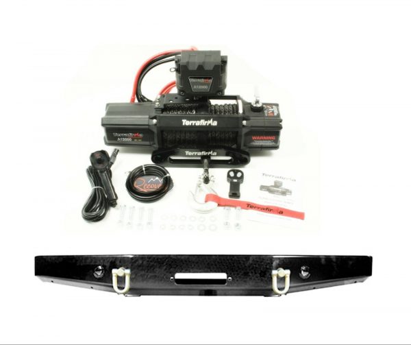 LAND ROVER DISCOVERY 1 - TERRAFIRMA WINCH BUMPER AND WINCH WITH RECOVERY POINT
