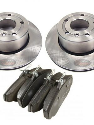 LAND ROVER DISCOVERY 2 TD5/V8 FRONT BRAKE DISCS AND BRAKE PAD SET BDR04F