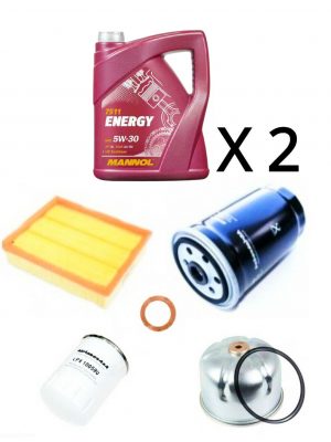 LR DISCOVERY 2 TD5 SERVICE KIT +10LTRS SYN OIL +WIPER BLADES+SCREEN WASH