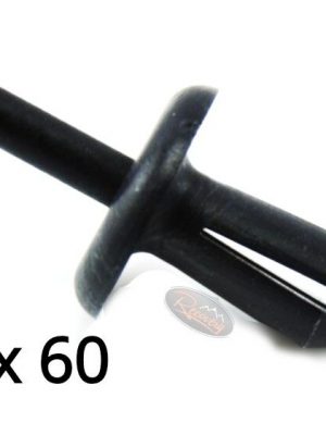 Land Rover Defender - 60 X Wheel Arch Clips Mud Spat Eyebrow Rivets -AFU1075(60)