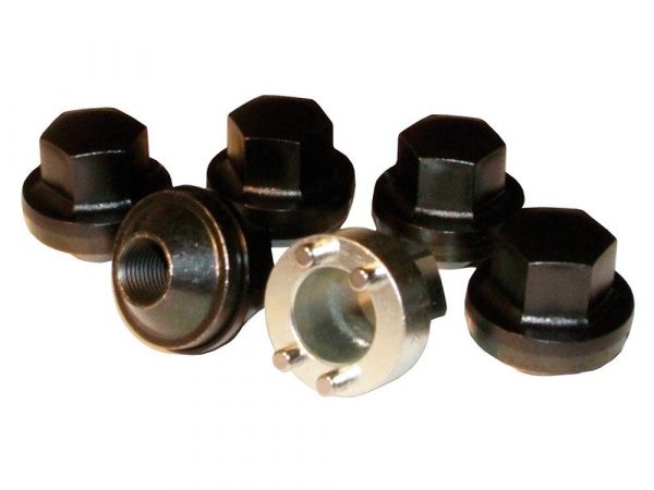 Land Rover Defender & Discovery 1 - Steel Wheel Locking Wheel Nut Set - RTC9535