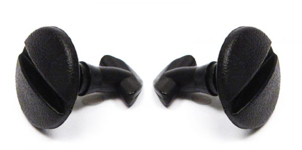 Land Rover Disco 3,4 Freelander 2 - Rear Bumper Towbar Electrics Cover Clips x2