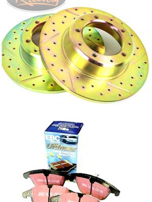 RANGE ROVER P38 1994>2002 2.5 4.4 - REAR PERFORMANCE DISCS & EBC PADS SET PBDK06