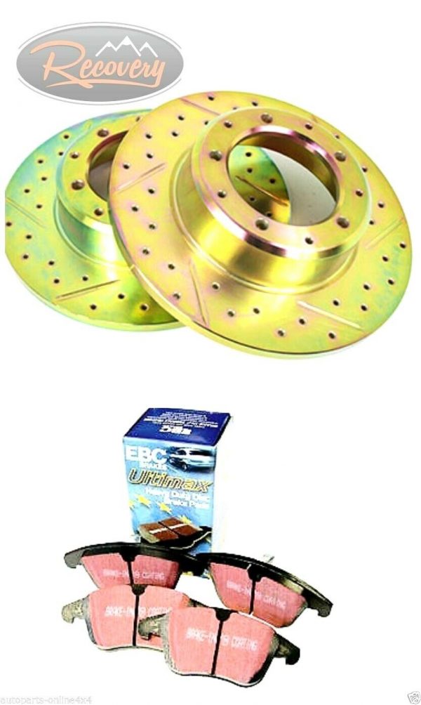 RANGE ROVER P38 1994>2002 2.5 4.4 - REAR PERFORMANCE DISCS & EBC PADS SET PBDK06